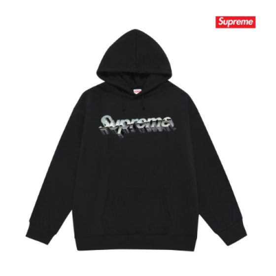 Supreme Chrome 3D Logo Hoodie